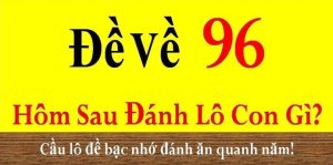 Đề về 96 hôm sau đánh lô gì